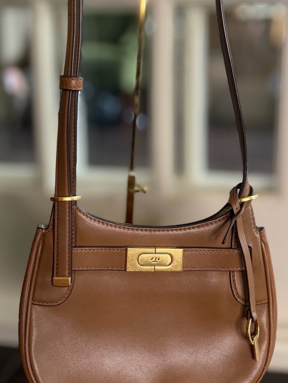 Tory Burch Lee Radziwill Leather Crossbody Bag